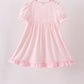 Pink Jack-O-Lantern  Applique Dress