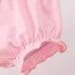 Pink Jack-O-Lantern  Applique Ruffle Bloomer Set