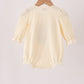 Cream Football French Knot Bubble