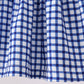 Navy Apple Embroidered Gingham Bloomer Set