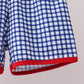 Red Apple Embroidered Gingham Shorts Set