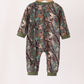 Camouflage Mallard Embroidery Romper
