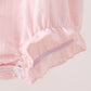 Pink Castle Embroidery Jacquard Bubble