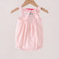 Pink Castle Embroidery Jacquard Bubble