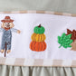 Green Scarecrow Embroidery Bloomer Set