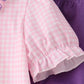 Pink Puppy Pumpkin Applique Bloomer Set