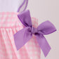 Pink Puppy Pumpkin Applique Dress