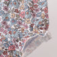 Blue Floral Bow Applique Bloomer Set