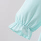 Blue Floral Bow Applique Bloomer Set