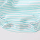 Blue Tool Smocked Stripe Bubble