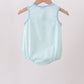 Blue Tool Smocked Stripe Bubble