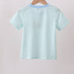 Blue Tool Embroidery Stripe Top