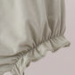 Sage pumpkin embroidery bow ruffle bloomer set