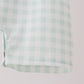 Sage pumpkin embroidery gingham jon jon