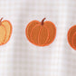 Khaki Pumpkin Embroidery Shorts Set
