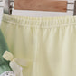Sage collar smocked lace pants set