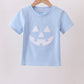 Blue Jack-O-Lantern  Applique Top