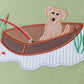 Sage Puppy Fishing Gingham Pants Set