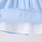 Blue Floral Smocked Lace Bloomer Set