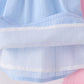 Blue Floral Smocked Lace Ruffle Pants Set