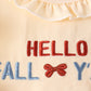 Hallo Fall Y'ALL Pumpkin Ruffle Shorts Set