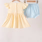 Hallo Fall Y'ALL Pumpkin Ruffle Bloomer Set