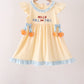 Hallo Fall Y'ALL Pumpkin Ruffle Dress