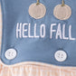 Blue Hallo Fall Y'ALL Pumpkin Bubble