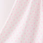 Pink bow pearl ruffle pants set