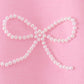 Pink bow pearl mom&me sweatshirt