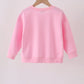 Pink bow pearl mom&me sweatshirt