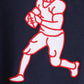 Navy Football Embroidery Hoodie