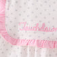 Pink Football Applique Ruffle Shorts Set