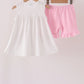 Pink Football Applique Ruffle Shorts Set