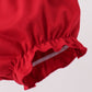 Red Alabama Roll Tide Embroidery Ruffle Bloomer Set