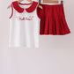 Red Alabama Roll Tide Embroidery Skorts Set