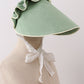 Sage lace bonnet