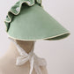 Sage lace bonnet