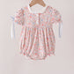 Pink Pumpkin Floral Embroidery Bubble