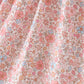 Pink Pumpkin Floral Embroidery Dress