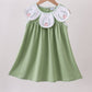 Sage Pumpkin Embroidered Dress