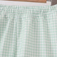 Sage Pumpkin Embroidered Ruffle Shorts Set