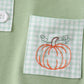Sage Pumpkin Embroidered Shorts Set