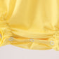 Royal blue&mustard character ruffle bubble