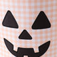 Apricot Pumpkin Applique Gingham Basket