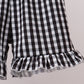 Pumpkin ruffle shorts set