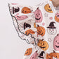 Pumpkin ruffle shorts set