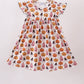 Pumpkin ruffle dress