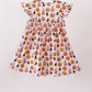 Pumpkin ruffle dress