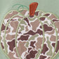 Camo Pumpkin Applique Pants Set